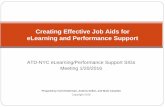Creating Effective Job Aids for eLearning and Performance ... · PDF fileWorksheets Tables ... GTD) 19 . Recommended Reading