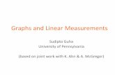 Graphs and Linear Measurements - fileGraphs and Linear Measurements Sudipto Guha University of Pennsylvania ... Vectors”. • Structure is often more easily represented using graphs