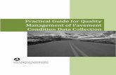 Practical Guide for Quality Management of Pavement ... · PDF filePractical Guide for Quality Management of Pavement Condition Data Collection . U.S. Department of Transpor tation