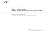 A P Chemistry 2014 Free-Response Questions - …secure-media.collegeboard.org/.../pdf/chemistry/ap14_frq_chemisty.pdf · Chemistry 2014 Free-Response Questions ... 1 2. mv. 2. Molarity,