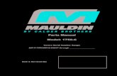 1750C Parts Manual - Mauldin Paving Products4amauldin.com/service support/literature and manuals...Parts Manual Model: 1750-C Covers Serial Number Range: 207-P-75TCW5Y2-03207 through