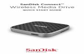 SanDisk Connect™ Wireless Media Drivedownloads.sandisk.com/downloads/qsg/wmd-qsg-en.pdf · Drive is connected to Internet Wi-Fi network Power/Reset: ... Wireless Media Drive app