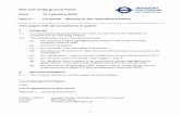 Rail and Underground Panel Date: 12 February 2015 Item 9 ... · PDF fileRail and Underground Panel . Date: 12 February 2015 . Item 9 : Crossrail – Moving to the Operating Railway