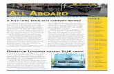 SECOND QUARTER 2013 NEWSLETTER FOR ALASKA RAILROAD ... · PDF fileSECOND QUARTER 2013 NEWSLETTER FOR ALASKA RAILROAD EMPLOYEES 0022 0022 0033 0044 0055 ... Perhaps the most visible