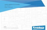 HOB CERAN CP T/CON - Beko Australia HIC95600T... · Page 1 HOB CERAN CP T/CON EN User manual Document Number : User Manual / 069673 HIC 95600 T