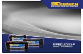 DEEP CYCLE - Century Batteries · PDF filelong-lasting, dependable deep cycle power century deep cycle batteries are manufactured using the toughest internal components and