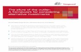 The buck stops here: The allure of the outlier: Vanguard ... · PDF fileThe allure of the outlier: A framework for considering alternative investments ... approach is best replaced
