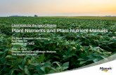 Chemicals for the Non-Chemist Plant Nutrients and Plant ... of these agreements becomes disadvantageous to Mosaic; ... N-P-K: the carbohydrates ... Primary Plant Nutrient Overview