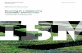 Sourcing in a demanding economic environment - IBM · PDF fileIBM Global Business Services Supply Chain Management Executive Report IBM Institute for Business Value Sourcing in a demanding
