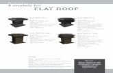 Flat roof ventilatorsRoof exhaust trap 4 models for F RF · PDF fileFlat roof ventilatorsRoof exhaust trap Features Steel : Structural galvanized steel ZF75 Gauge : 24 & 26 Storm proof