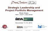 Strategic Leadership and Project Portfolio · PDF fileStrategic Leadership and Project Portfolio Management ... • Select strategies that address the SWOT and that ... • Drives