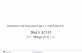 Stat II 20311 Dr. Shuguang Liu - SUNY New Paltzliush/ST/introduction.pdfDescriptive statistics are the tabular, graphical, and numerical methods used to summarize data. Prof. Shuguang