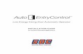 Low Energy Swing Door Automatic Operator - SDC … Energy Swing Door Automatic Operator ... Hardware\INST-Auto Entry.docx ... secondary and primary arm into the sleeve as it will be