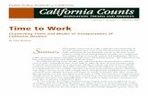 of California California · PDF filePublic Policy Institute of California California Counts POPULATION TRENDS AND PROFILES Time to Work Commuting Times and Modes of Transportation