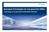 Emerging Technologies for new generation EMUs - AITDaitd.net.in/pdf/8/7. Emerging Technologies for new generation EMUs.pdf · Emerging Technologies for new generation EMUs ... •