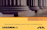 National Aging and Law Conference - American Bar Association · PDF file · 2017-12-21National Aging and Law Conference October 25-27, 2017 ... The American Bar Association Commission