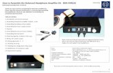 How to Assemble the Balanced Headphone Amplifier Kit · PDF file · 2013-01-01For the power supply circuit, ... LED Power supply ... The Portable headphone amplifier kit has a virtual