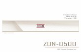 ZON-0500 Manual - HBX Control Systems Inc. · PDF file · 2014-12-09l n zn 9 zn 4 10 5a zn 7 zn 3 8 5a zn 5 zn 2 6 5a zn 3 zn 1 4 5a rl 1 rl 1 2 5 a 11 24v ac 2 12 th 1 th 1 2 ...