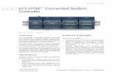 ECLYPSE Connected System Controller - · PDF filelogging, alarming, ... The ECLYPSE Connected System Controller consists of a power supply, ... applications and small building server/controller
