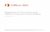 Office 365 Mapping of CSA Cloud Control Matrix 3.0 · PDF fileDocument type: Public Document stage: Published Feedback: CXP Risk Assurance Documentation – cxprad@microsoft.com Introduction