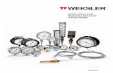 Weksler Pressure and Temperature Instruments Full …weksler-gauges.com/2013_Catalog/WFL-1_2013.pdf · Weksler ® Pressure and Temperature Instruments Full Line Catalog. BULLETIN