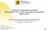 Computer Engineering (CpE) Spring 2017 First Year · PDF fileComputer Engineering (CpE) Spring 2017 First Year Advising Presentation March 2017 Electrical and Computer Engineering