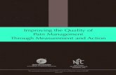 Improving the Quality of Pain Management Through ... · PDF fileii Improving the Quality of Pain Management Through Measurement and Action ... D. Display of Data and ... vi Improving