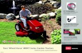 Wheel Horse 400XT Series Garden Tractors - dl.owneriq.netdl.owneriq.net/a/aa1b8b8d-3e0c-4d76-afb5-8a9e51dd7694.pdf · Toro® Wheel Horse® 400XT Series Garden Tractors ... 23 x 10.5