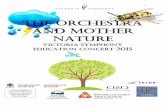 THE ORCHESTRA AND MOTHER NATURE - Victoria · PDF fileJurassic Park Highlights John Williams. 3 Overture to “THE ... or piano. o How many “buzzes” are there in the introduction?