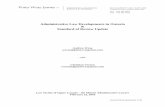 Administrative Law Developments in Ontario Standard of ... · PDF fileIn preparing the first chart we examined more than 90 ... issues within its expertise an administrative tribunal