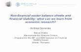 Non-financial sector balance sheets and financial ... · PDF fileNon-financial sector balance sheets and ... The rise in property prices and in the loan-to-value ... Non-financial