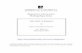 Department of Economics Working Paper Series The …w.american.edu/cas/economics/repec/amu/workingpapers/1506.pdf · Department of Economics ... The human services cost of adoption