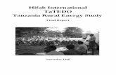 Hifab International TaTEDO Tanzania Rural Energy Study And Studies... · Hifab International TaTEDO Tanzania Rural Energy Study Final Report September 1998 . ... Joy Clancy Mats Andersson