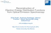 Reconstruction of Electron Energy Distribution …ddodt/Validation_08_dodt_as_held.pdfDirk Dodt for the 5th Workshop on Data Validation 3 Motivation Low-temperature plasmas: Lighting,
