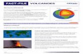 FACT-FILE VOLCANOES - · PDF fileone another, you’re likely to find volcanoes and ... people and animals living on or close ... ODD'S MISSION: Find out more about a famous volcano