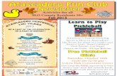 Atascadero Fun Club Newslette… · Swing & Fox Trot. Session II introduces Waltz while continu-ing more steps in Swing and Fox Trot. Session III takes on a Latin theme with in-struction