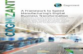 A Framework to Speed Manufacturing's Digital Business ... · PDF fileA FRAMEWORK TO SPEED MANUFACTURING’S DIGITAL BUSINESS TRANSFORMATION 3 ... demand a uniform experience across