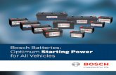 Bosch Batteries: Optimum Starting Power - … 6 Page Brochure - June 20 2011.pdfPassenger car batteries from Bosch Top performance right from the start Bosch S6 Batteries with High-Performance