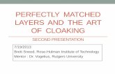 PERFECTLY MATCHED LAYERS AND THE ART OF …reu.dimacs.rutgers.edu/~bretts/Sneed_Presentation2.pdf · PERFECTLY MATCHED LAYERS AND THE ... •PML is a method for adding an absorbing