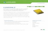 LUXEON Z · PDF fileILLUMINAION N E5251 DS120 UON Product Datasheet 2017 umileds olding BV All rights resered LUXEON Z is a high power 1.3mm x 1.7mm LED that enables never before