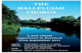 THE HALLELUJAH CHORUS - · PDF fileWhat is The Hallelujah Chorus? It’s a new choir led by Roger Langford. We will study and sing major choral works by the likes of Purcell, Handel,