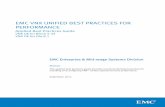 EMC VNX Unified Best Practices for Performance Applied ... · PDF fileEMC Enterprise & Mid-range Systems Division Abstract This applied best practices guide provides recommended best