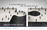 contract attorneys - Lawyers Mutual – 3 – suBJect Matter eXperts Contract attorneys are especially beneficial for a law practice that is seeking a subject matter expert. Whether