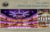 PRIVATE EVENT & MENU OPTIONS - Wildhorse Saloon Wildhorse Saloon reserves the right to move groups to a space more suitable at the venue’s discretion, if attendance decreases, or