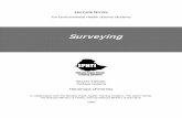 lecnote fm surveying - Carter  · PDF fileSurveying plays an essential role in the planning, design, layout, and construction of our physical environment and . 5. .