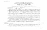 REGE~TS GEOMETRY - worksheets, answers, lesson · PDF fileGEOMETRY . The University of the State of New York . REGE~TS . HIGH SCHOOL EXAMINATION . GEOMETRY . Thursday, June 23, 2011-9:15