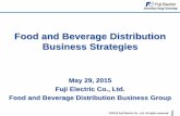 Food and Beverage Distribution Business  · PDF fileFood and Beverage Distribution Business Group ... - Top share in domestic vending machine market ... (Thailand) Co.,