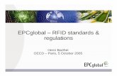 EPCglobal – RFID standards & regulations - OECD. · PDF fileEPCglobal – RFID standards & regulations Henri Barthel ... India ITU Region EU and Africa Americas Asia 1 23 ... (future)