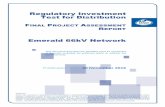 Regulatory Investment Test for Distribution · PDF fileWhile care was taken in preparation of the information in this Final Project Assessment Report, ... network-management ... in