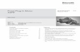 Fixed Plug-In Motor RE 91008/06.2012 1/ A2FE · PDF fileFixed Plug-In Motor A2FE Data sheet Features ... 2/24 Bosch Rexroth AG A2FE Series 6 RE 91008/06.2012 Ordering code for standard